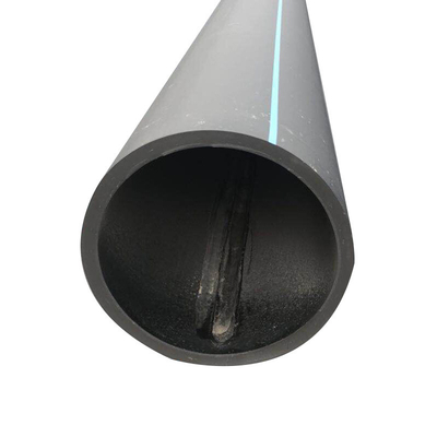 黒いHDPEプラスチック水道管給水高密度ポリエチレン下水管