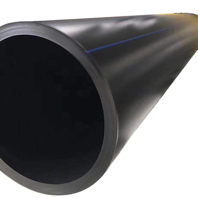 黒いHDPEプラスチック水道管給水高密度ポリエチレン下水管