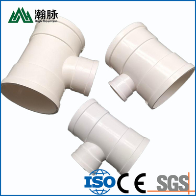 品質  2 Inch PVC Drainage Pipe Fittings Sewage Customized Adhesive Connection 工場