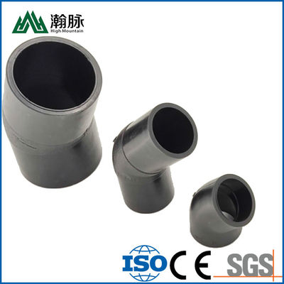 品質  Hot Melt HDPE Elbow Fittings 1 Inch Drinking Water Pipe SDR9 SDR11 工場