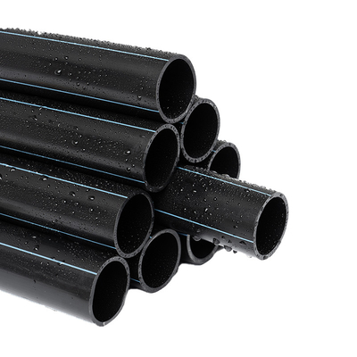 カスタマイズされる8inch Pe100 HDPEの給水の管の厚さのプラスチック管の黒