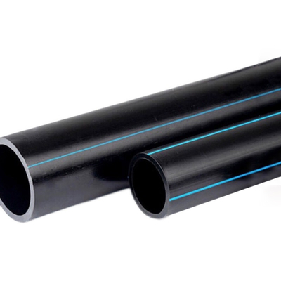PE100 ブラック/ブルー HDPE 水道管 試料が入手可能