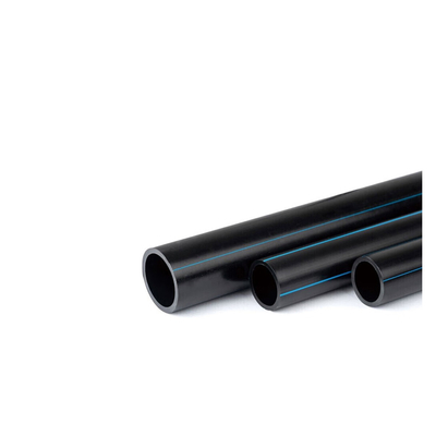 魅力的なHDPE水管 ブラック/ブルーストライプ DN20mm-1600mmカット/モールドサービス