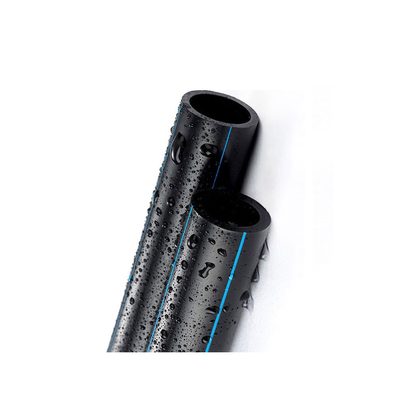 魅力的なHDPE水管 ブラック/ブルーストライプ DN20mm-1600mmカット/モールドサービス
