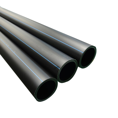 耐久性のあるHDPE用水道 黒/青 (2.3-117.6mm) 地下水道