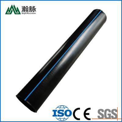 耐久性のあるHDPE用水道 黒/青 (2.3-117.6mm) 地下水道