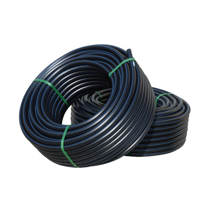 腐食耐性HDPE水道管 DN16mm-1800mm 青か黒 青いストライプ