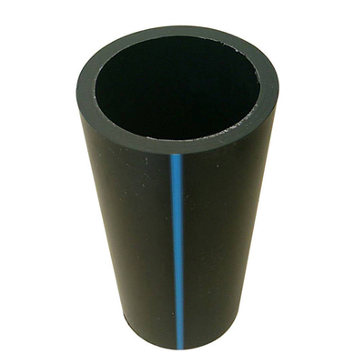 PE HDPE 給水管 客の要求に応じて長さ 青か黒 青いストライプ