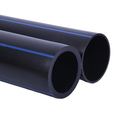 オーダーメイド可能なHDPE水道パイプ 顧客要求に沿った長さ DN16mm-1800mm 2.3mm-117.6mm