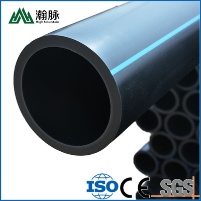 PE HDPE 水道パイプ 青いストライプと青いストライプと青いストライプのPE