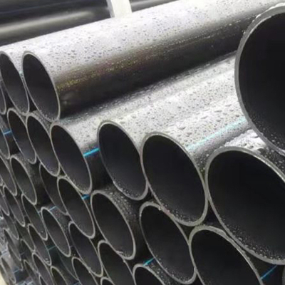 PE HDPE 水道パイプ 青いストライプと青いストライプと青いストライプのPE