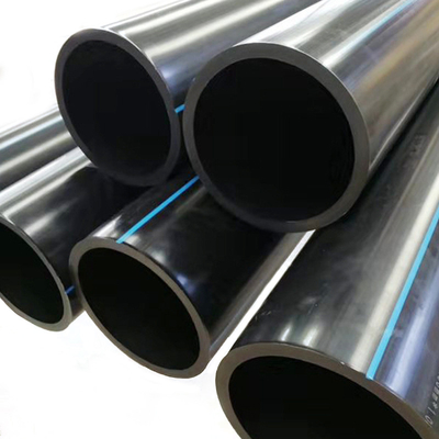 PE HDPE 水道パイプ 青いストライプと青いストライプと青いストライプのPE