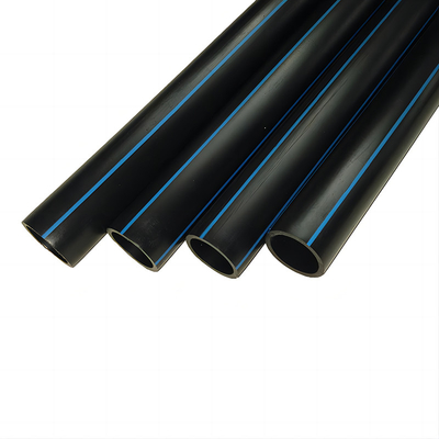 PE HDPE 水道パイプ 青いストライプと青いストライプと青いストライプのPE