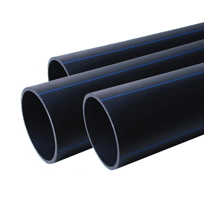 カスタマイズされたサイズ HDPE 水道管 厚さ 2.3mm-117.6mm 青か黒