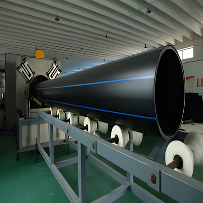 地下ケーブル保護用9m長PEパイプ 高密度ポリエチレン（HDPE）製